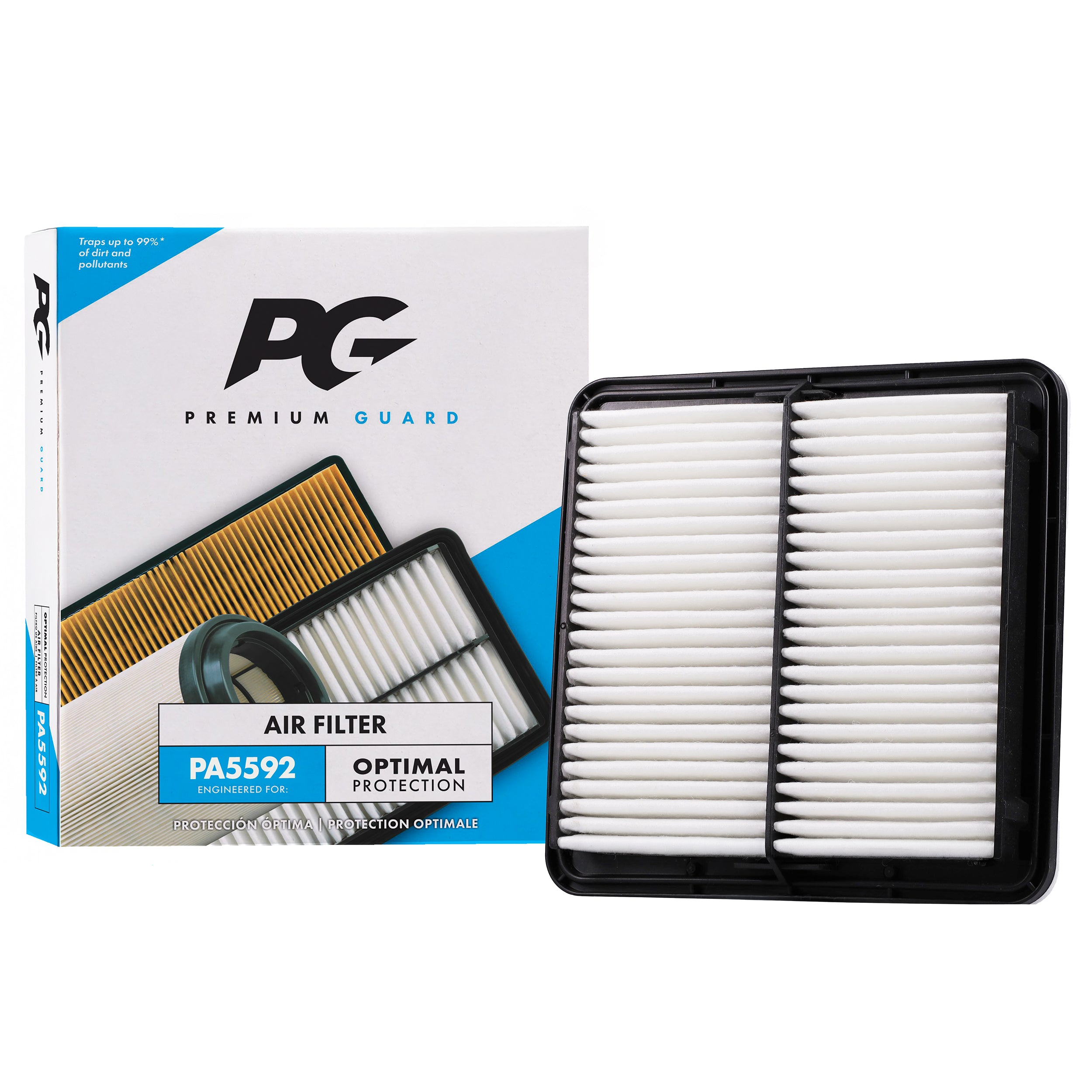 PG PA5592 Engine Air Filter | Fits 2015 Subaru Outback
