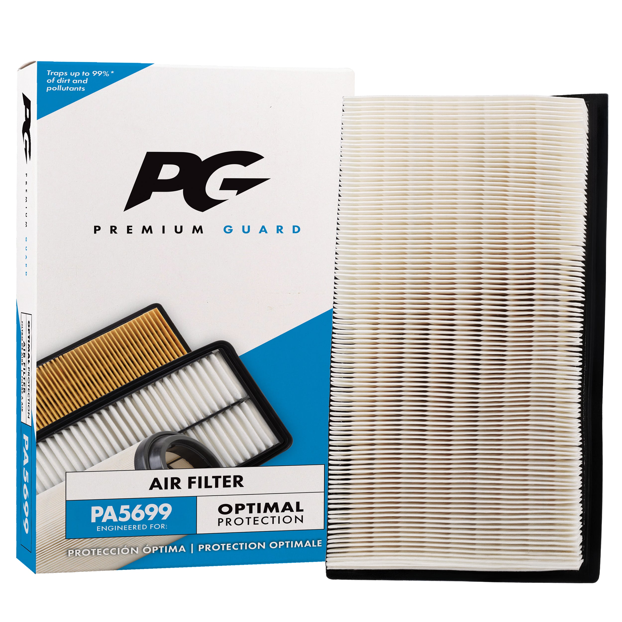PG PA5699 Engine Air Filter | Fits 2015 Ford Taurus