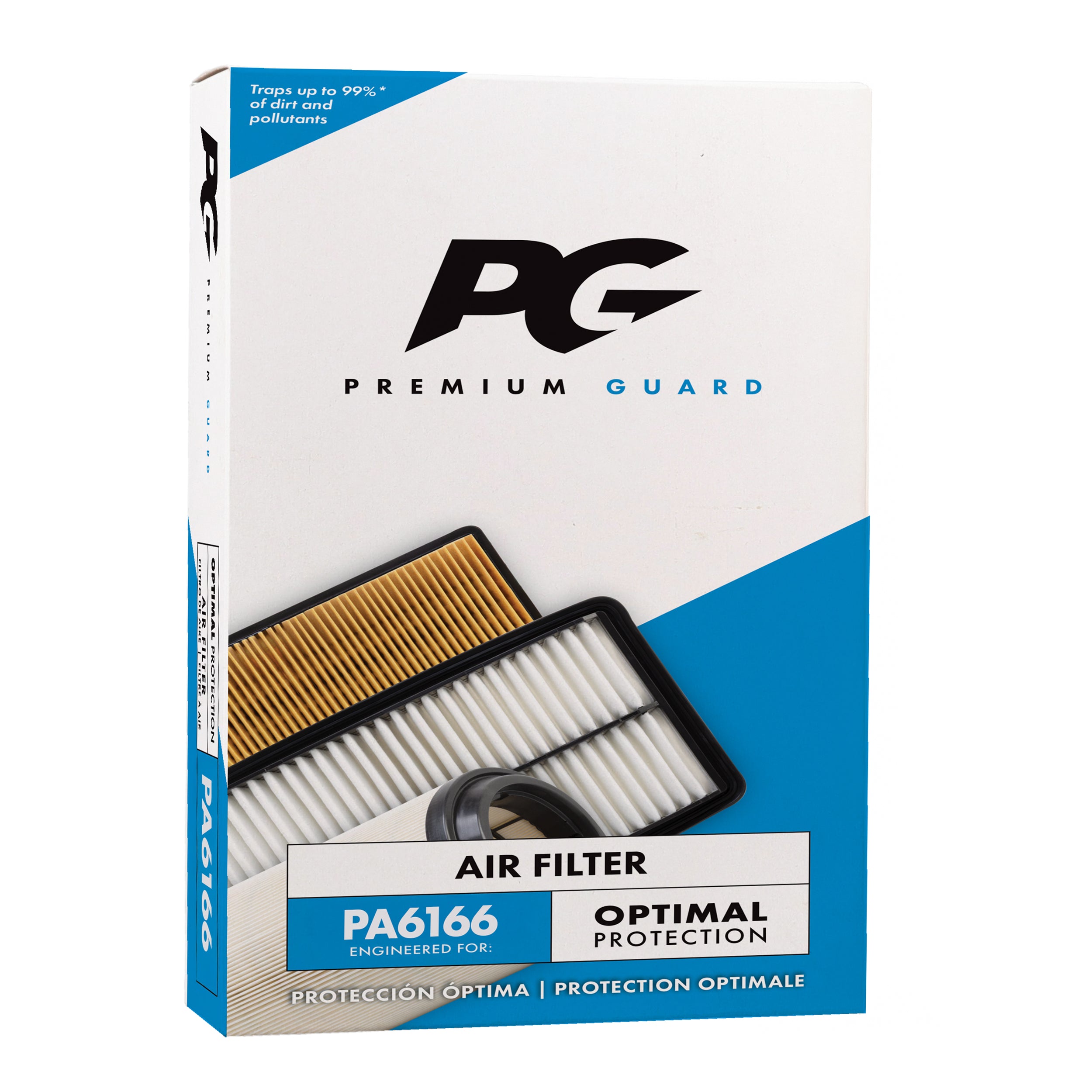 PG PA6166 Engine Air Filter | Fits 2016 Hyundai Elantra