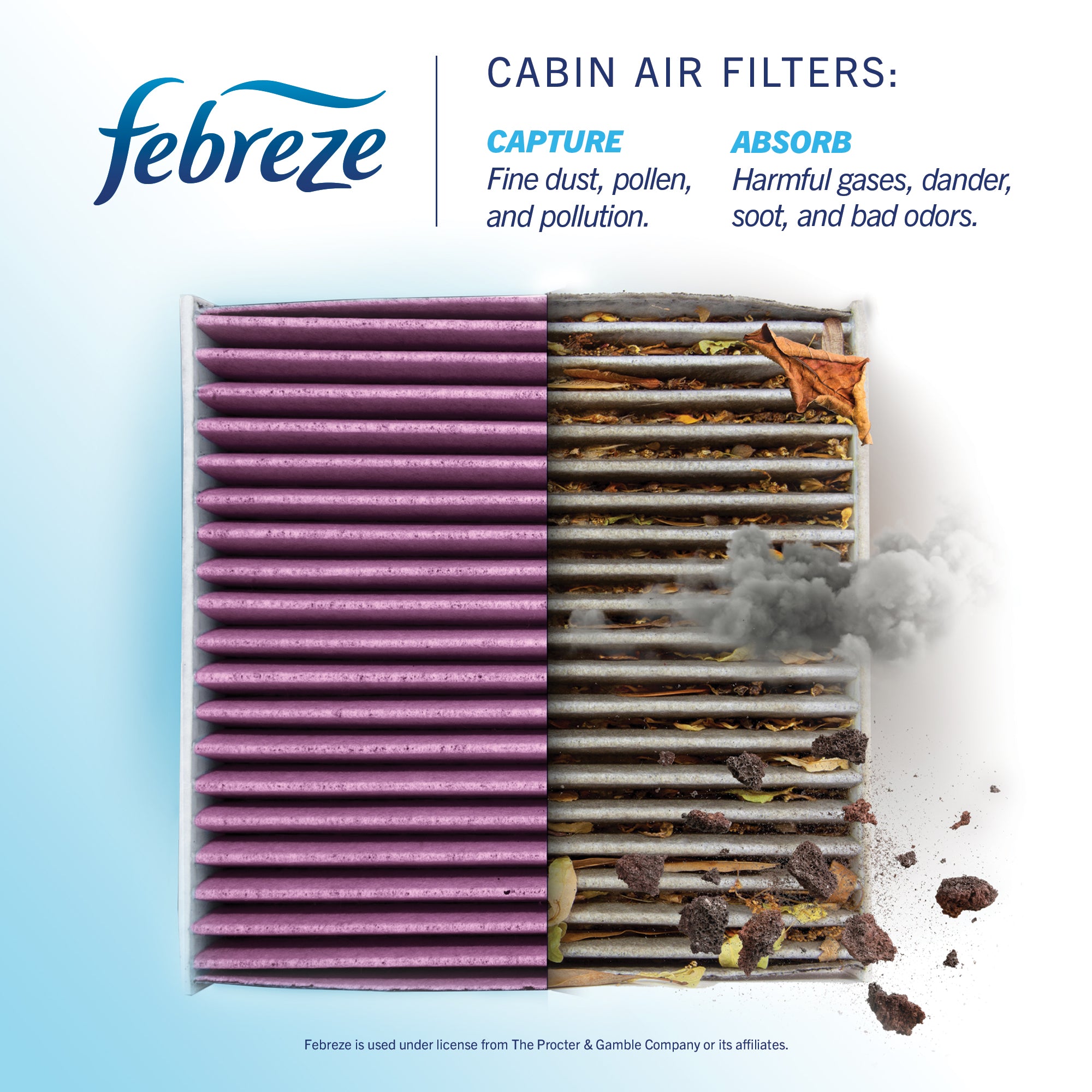 Febreze Odor Control Cabin Air Filter by PUREFLOW RZ19190 | Fits 2020 Mercedes-Benz A200