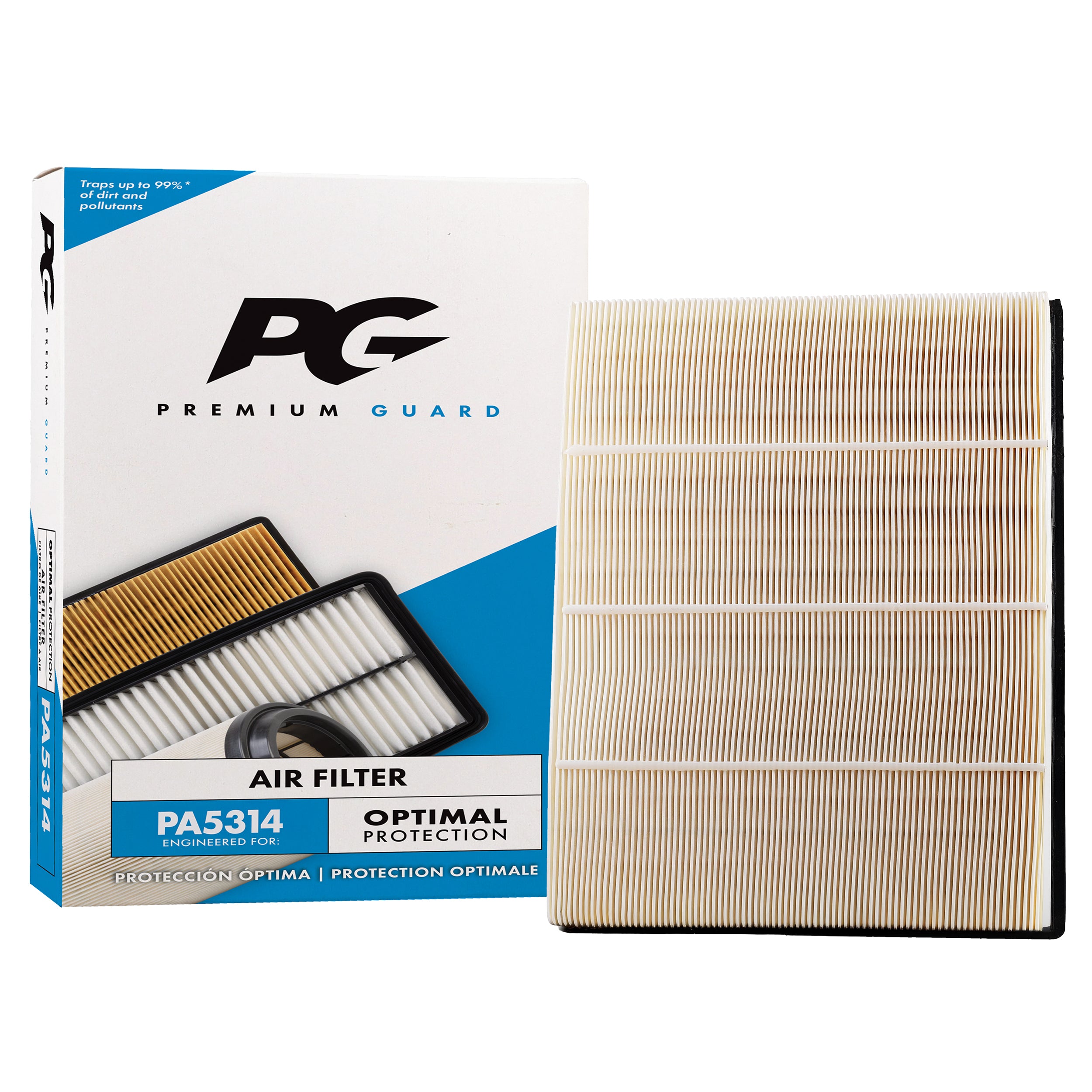 PG PA5314 Engine Air Filter | Fits 2005 Chevrolet Cheyenne