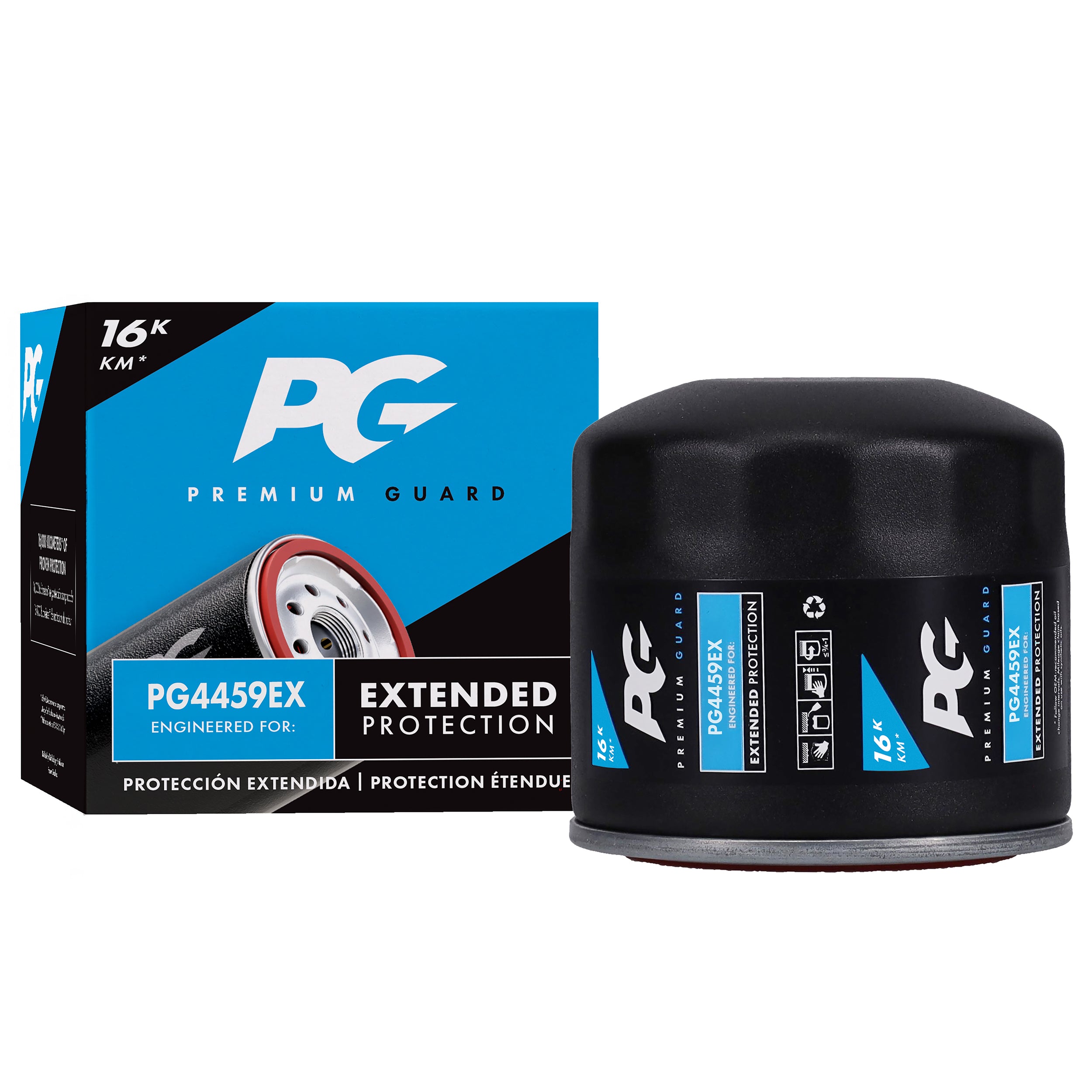 PG PG4459EX Extended Performance Oil Filter | Fits 2017 Hyundai Santa Fe Sport