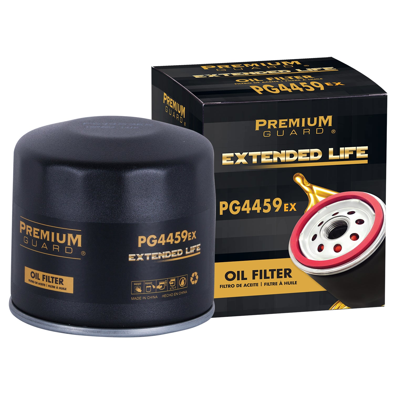 PG PG4459EX Extended Performance Oil Filter | Fits 2026 Hyundai Creta