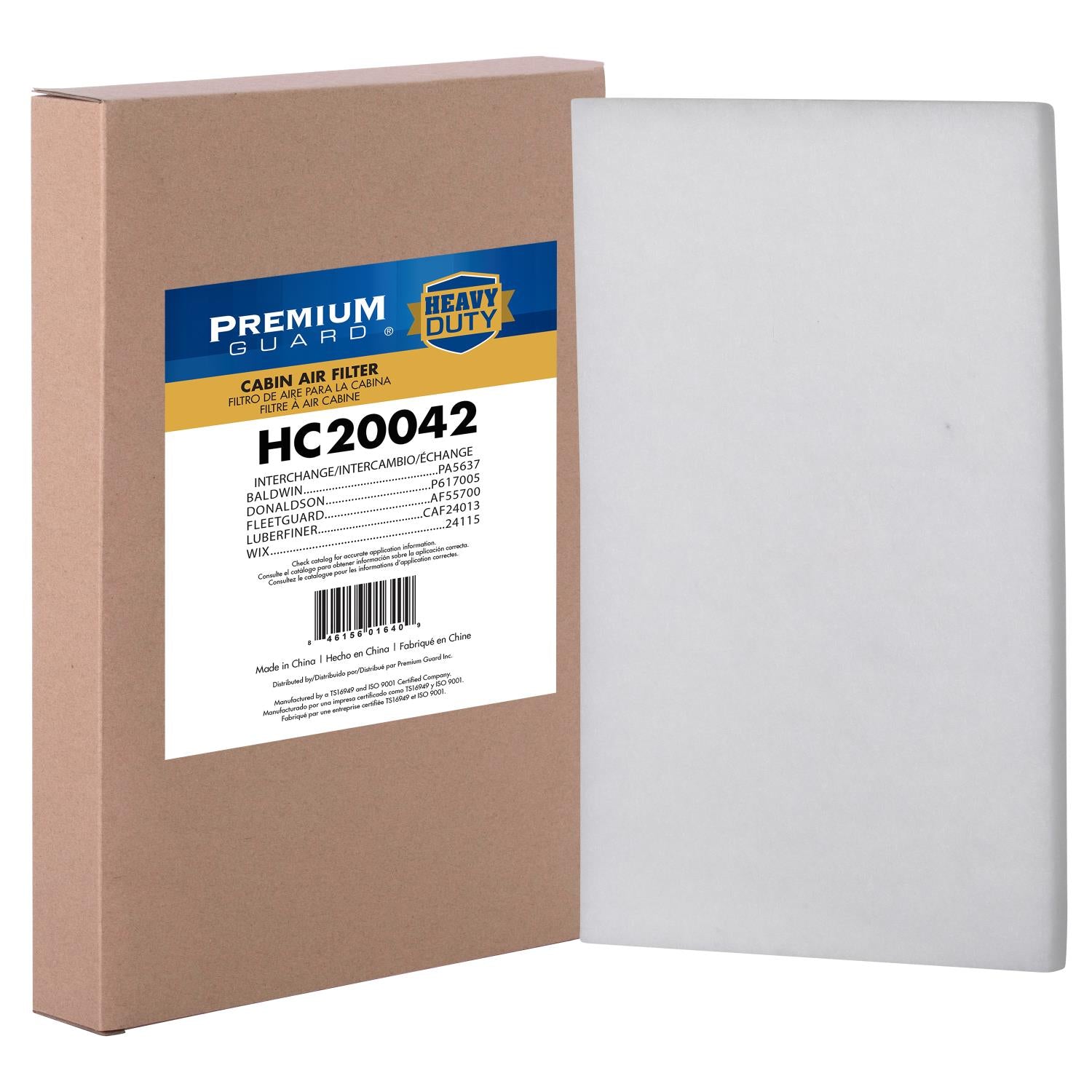 2023 Kenworth T680 Cabin Air Filter HC20042