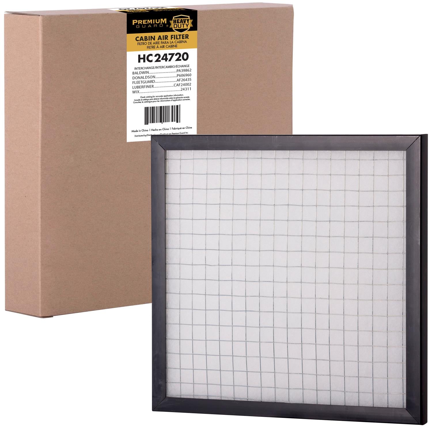 PG HC24720 Cabin Air Filter | Fits 2000 Freightliner Argosy