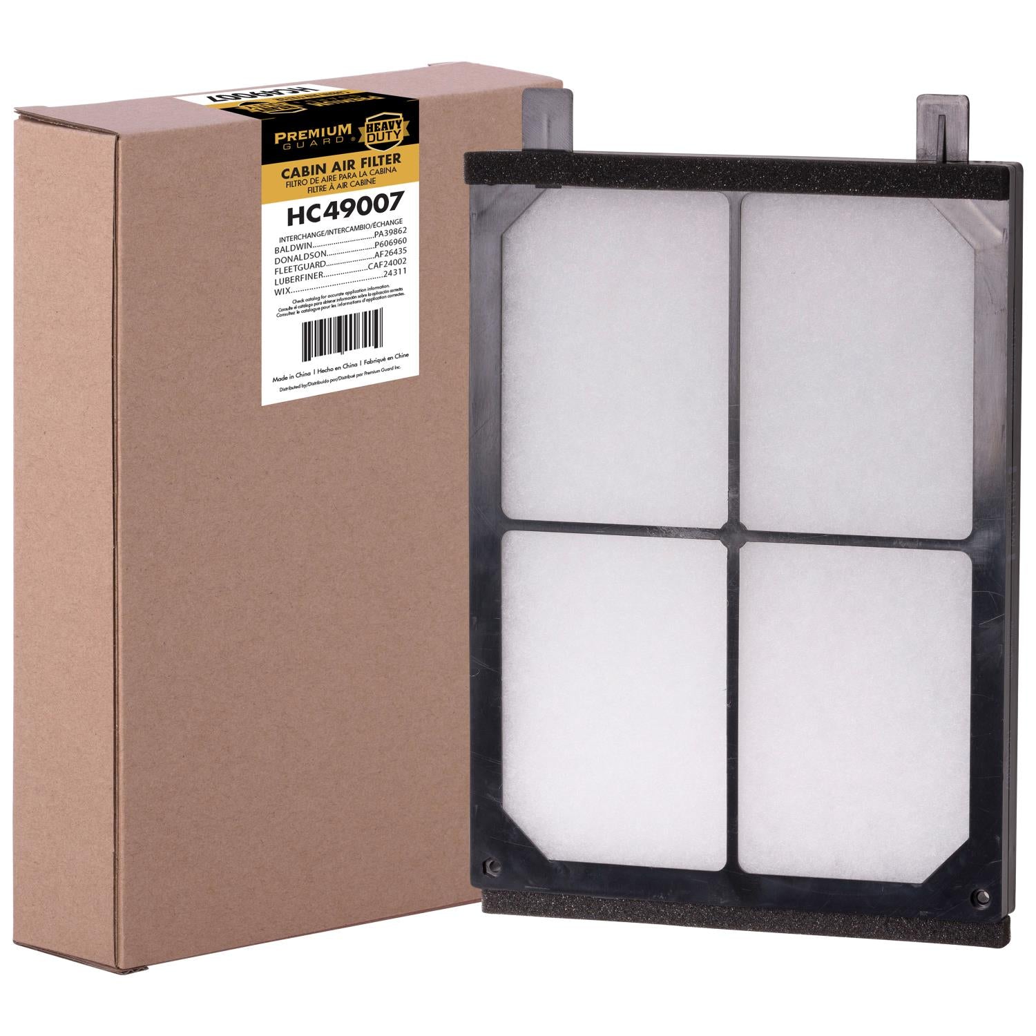 PG HC49007 Cabin Air Filter | Fits 2008 Peterbilt 357