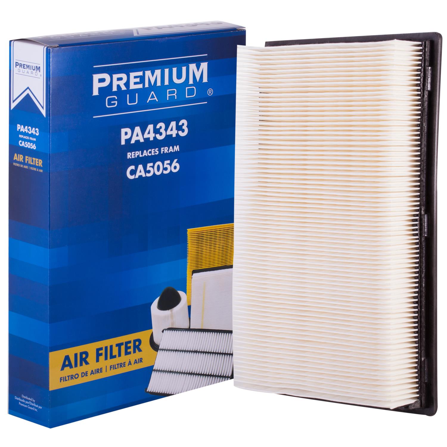 PG PA4343 Engine Air Filter | Fits 2001 Lincoln Town Car