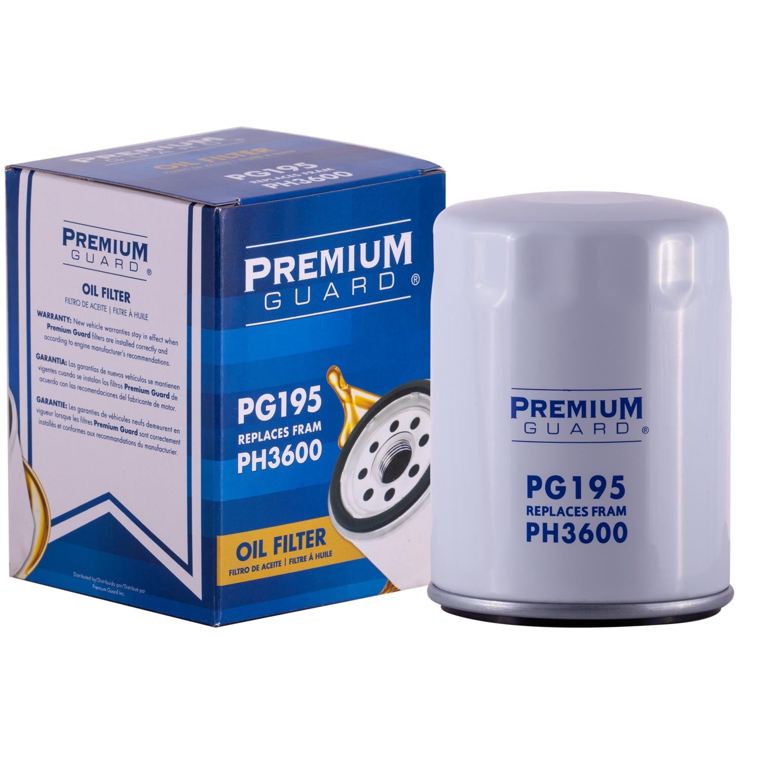 PG PG195 Optimal Protection Oil Filter | Fits 2005 Ford Ranger