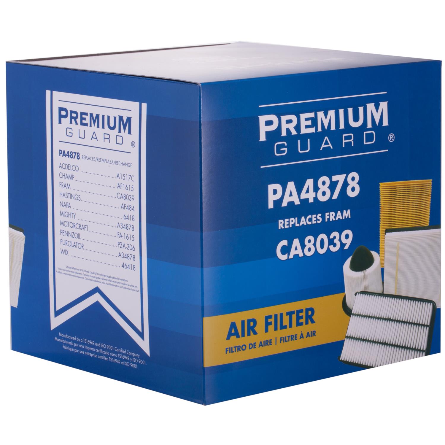 PG PA4878 Engine Air Filter | Fits 2016 Jayco Redhawk