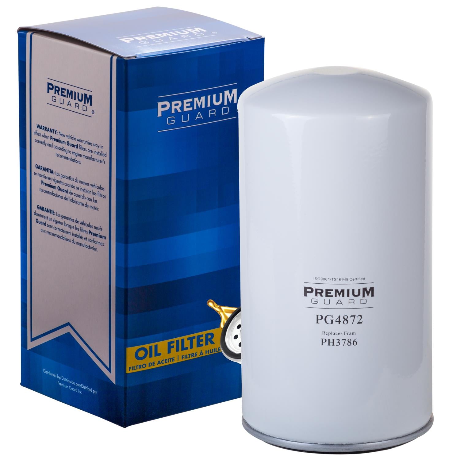 PG PG4872 Optimal Protection Oil Filter | Fits 1996 International 4800