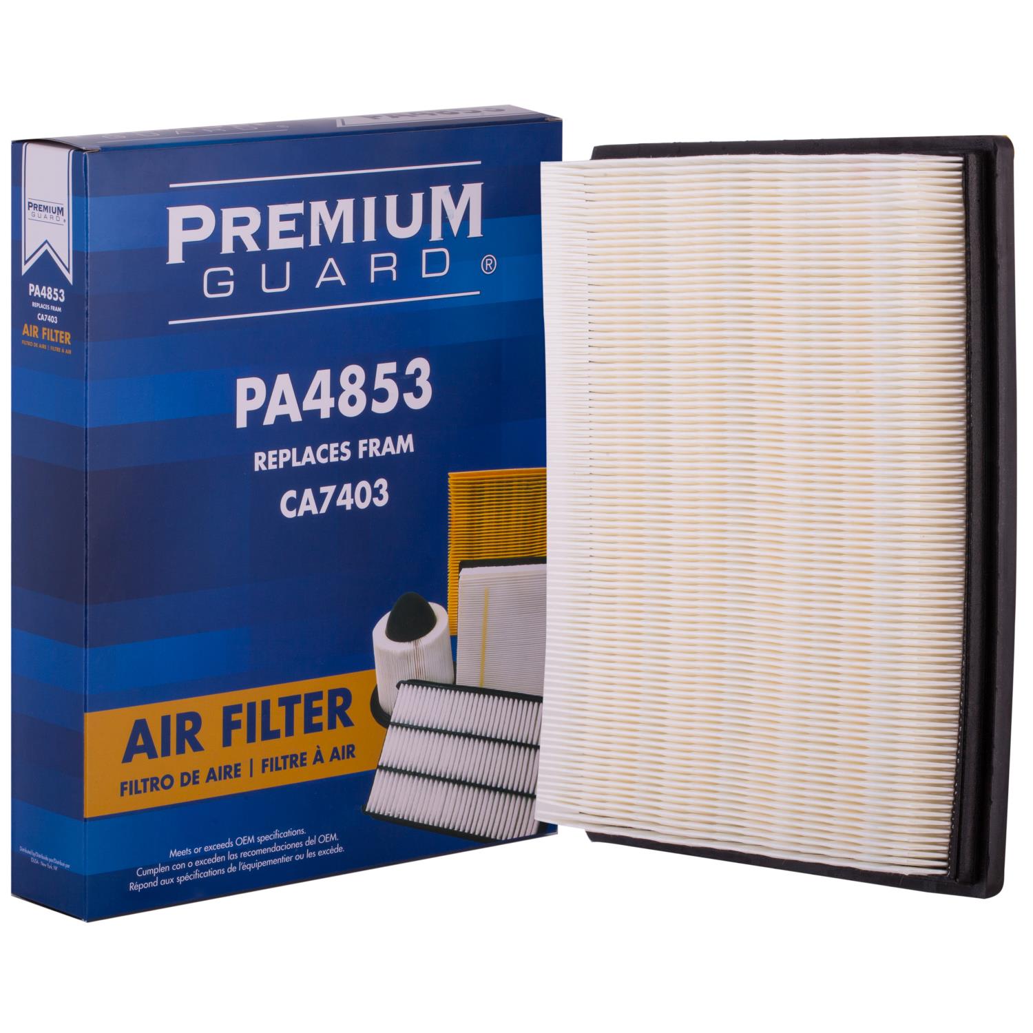 PG PA4853 Engine Air Filter | Fits 1985 Mercury Topaz