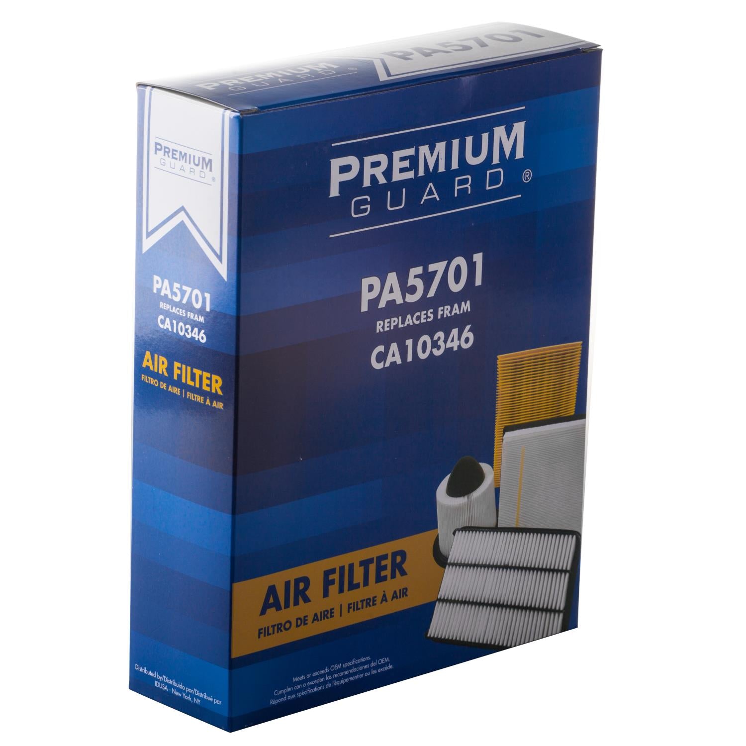 PG PA5701 Engine Air Filter | Fits 2003 Renault Megane