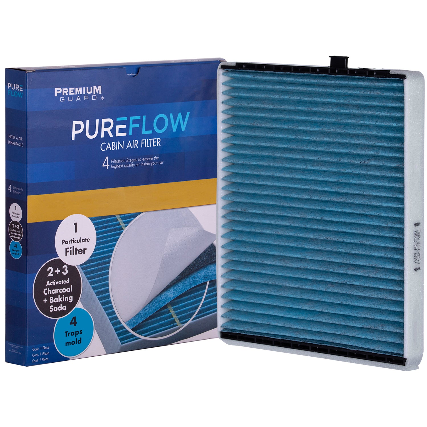 PUREFLOW 2008 Pontiac Wave Cabin Air Filter with Antibacterial Technology, PC1040X