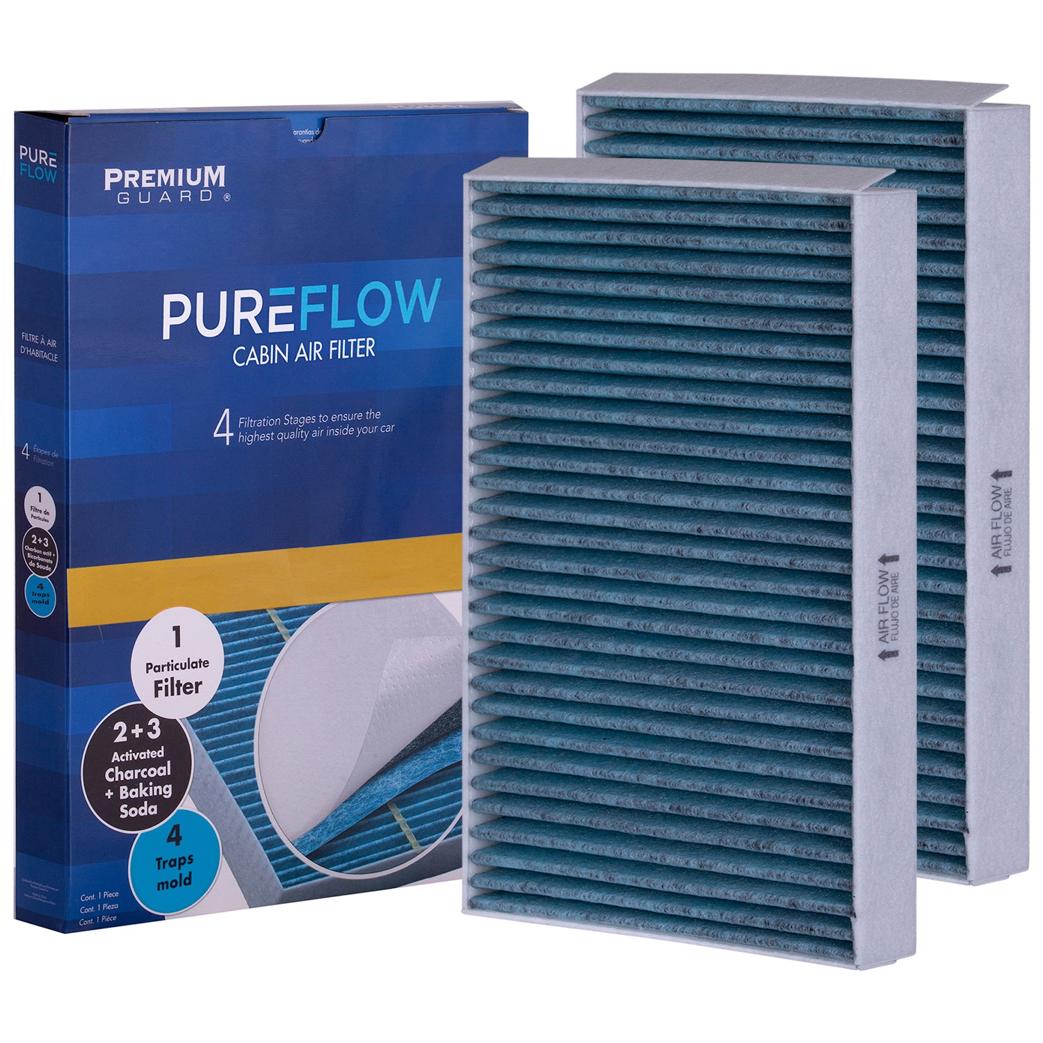 PUREFLOW® 2008 Mercedes-Benz S65 AMG Cabin Air Filter with Antibacterial Technology, PC4218X