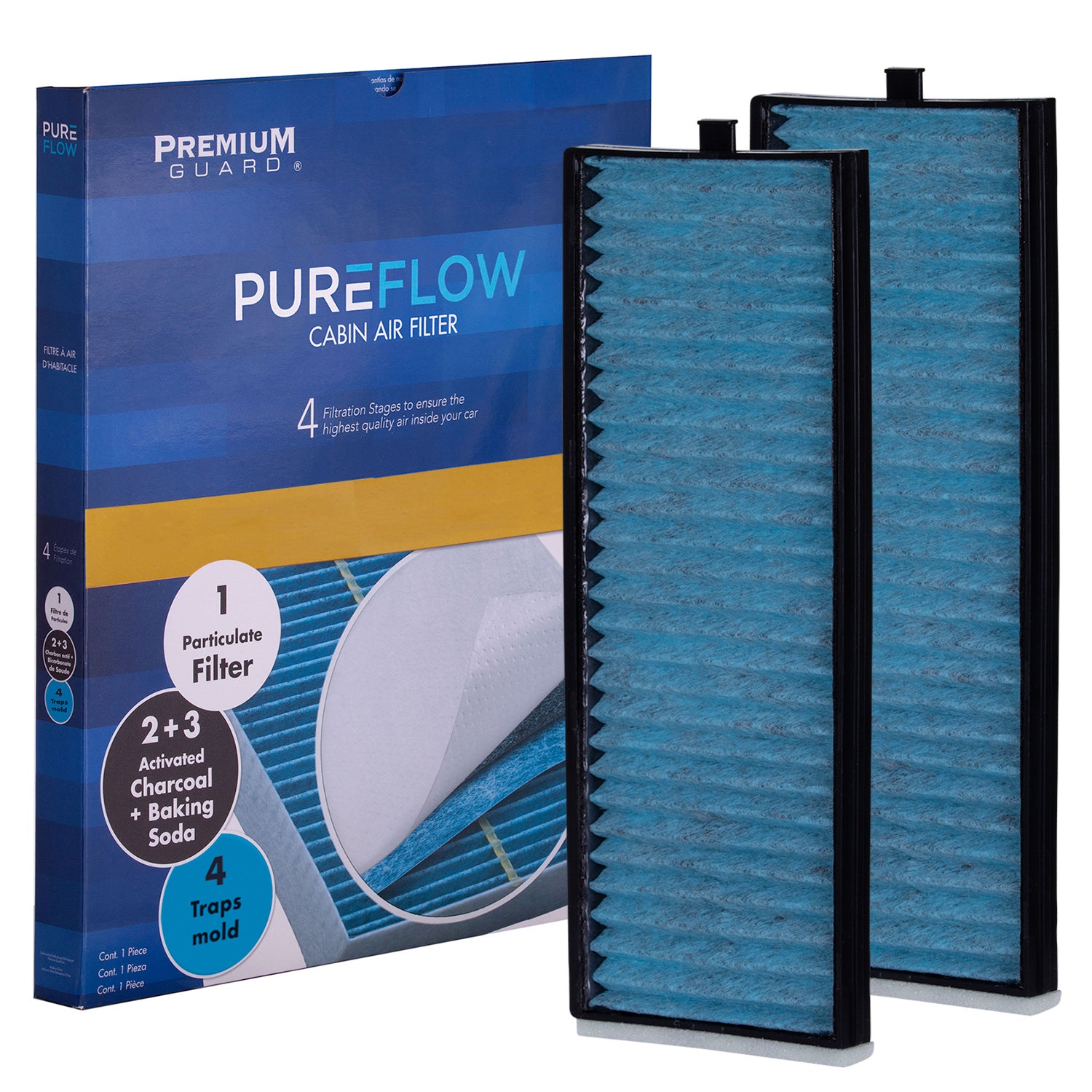 PUREFLOW® 2003 Hyundai Accent Cabin Air Filter with Antibacterial Technology, PC4879X