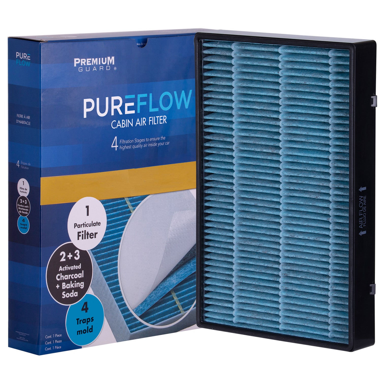 PUREFLOW 1994 Volvo 850 Cabin Air Filter with Antibacterial Technology, PC5483X