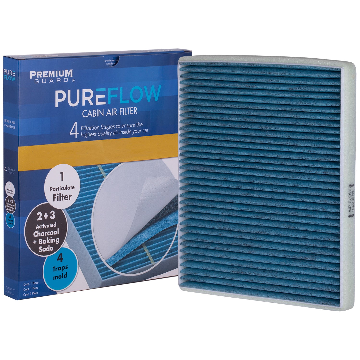 PUREFLOW 2004 Chevrolet Silverado 1500 Cabin Air Filter with Antibacterial Technology, PC5527X