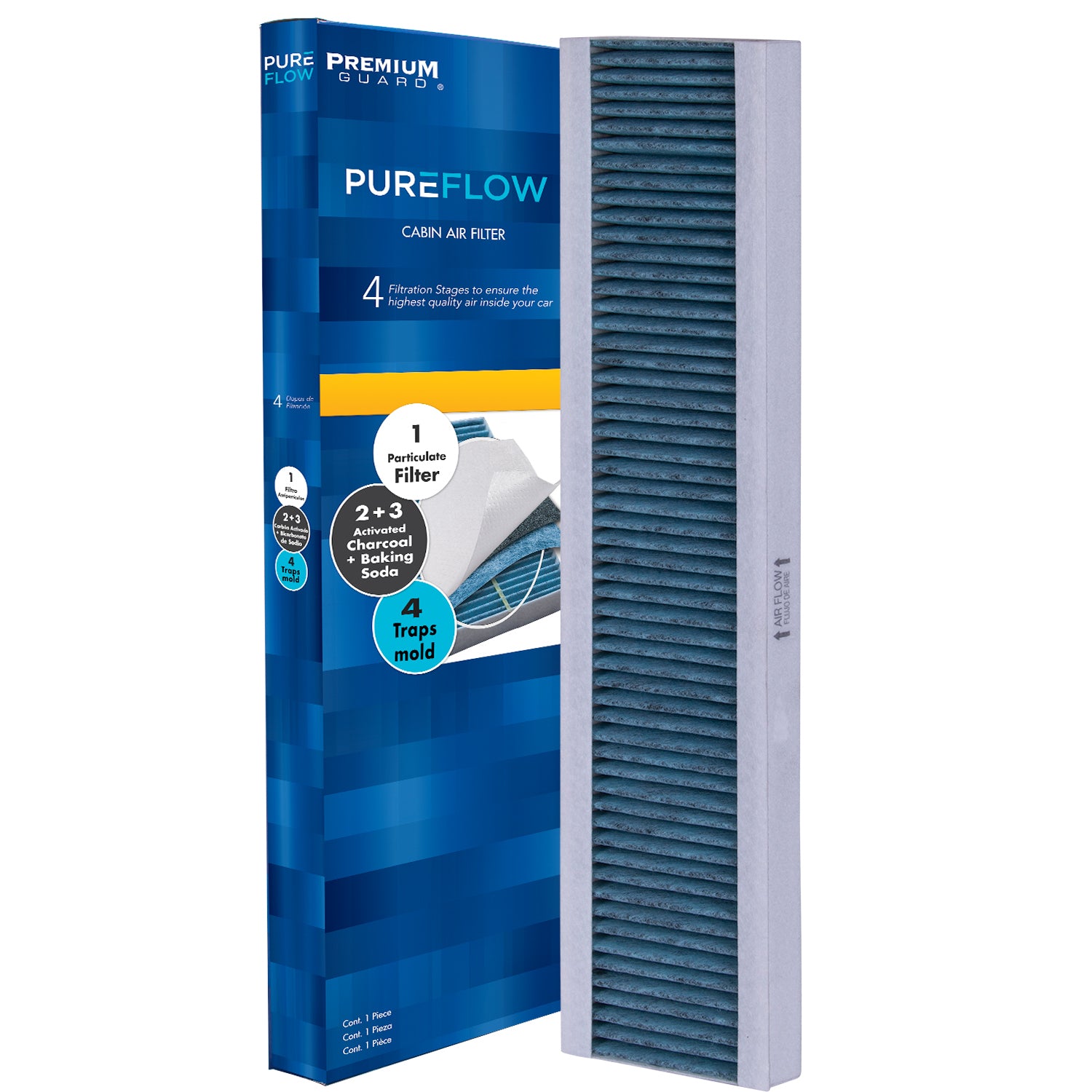 PUREFLOW® 2008 Mini Cooper Cabin Air Filter with Antibacterial Technology, PC5537X