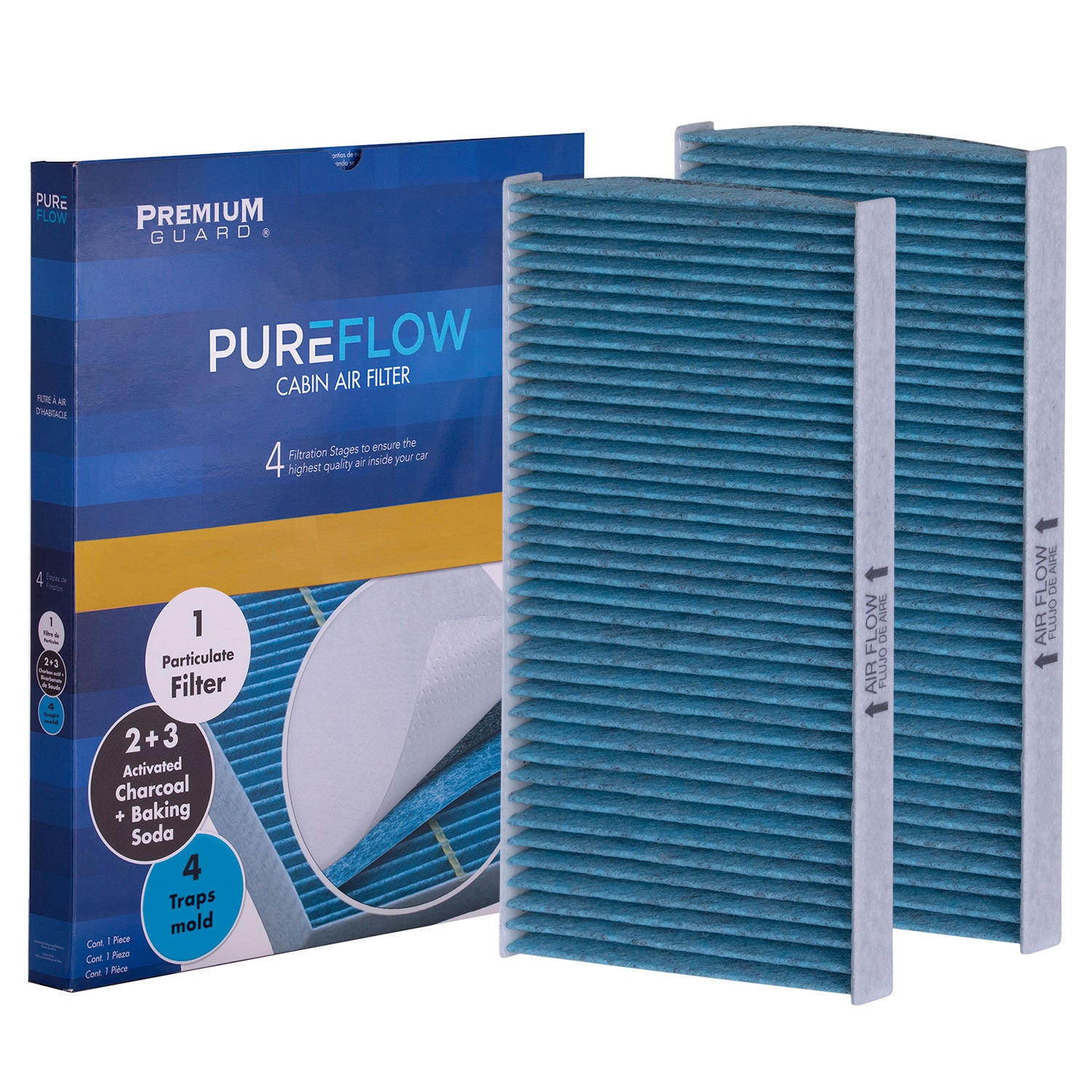 PUREFLOW 2005 Kia Sorento Cabin Air Filter with Antibacterial Technology, PC5862X