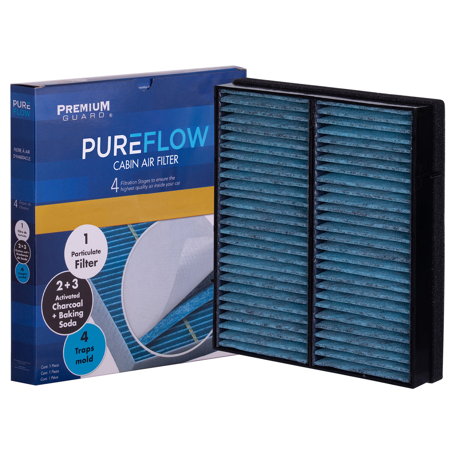 PUREFLOW® 2002 Mercedes-Benz ML55 AMG Cabin Air Filter with Antibacterial Technology, PC8184X