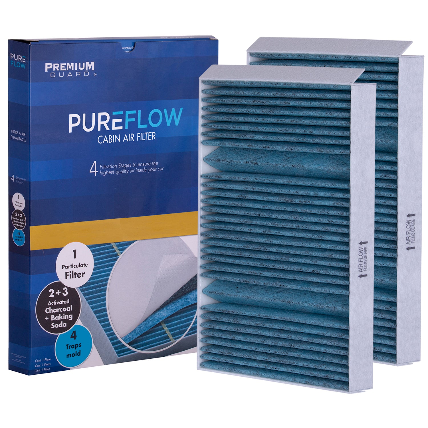 PUREFLOW 2015 Mercedes-Benz S550 Cabin Air Filter with Antibacterial Technology, PC99298X
