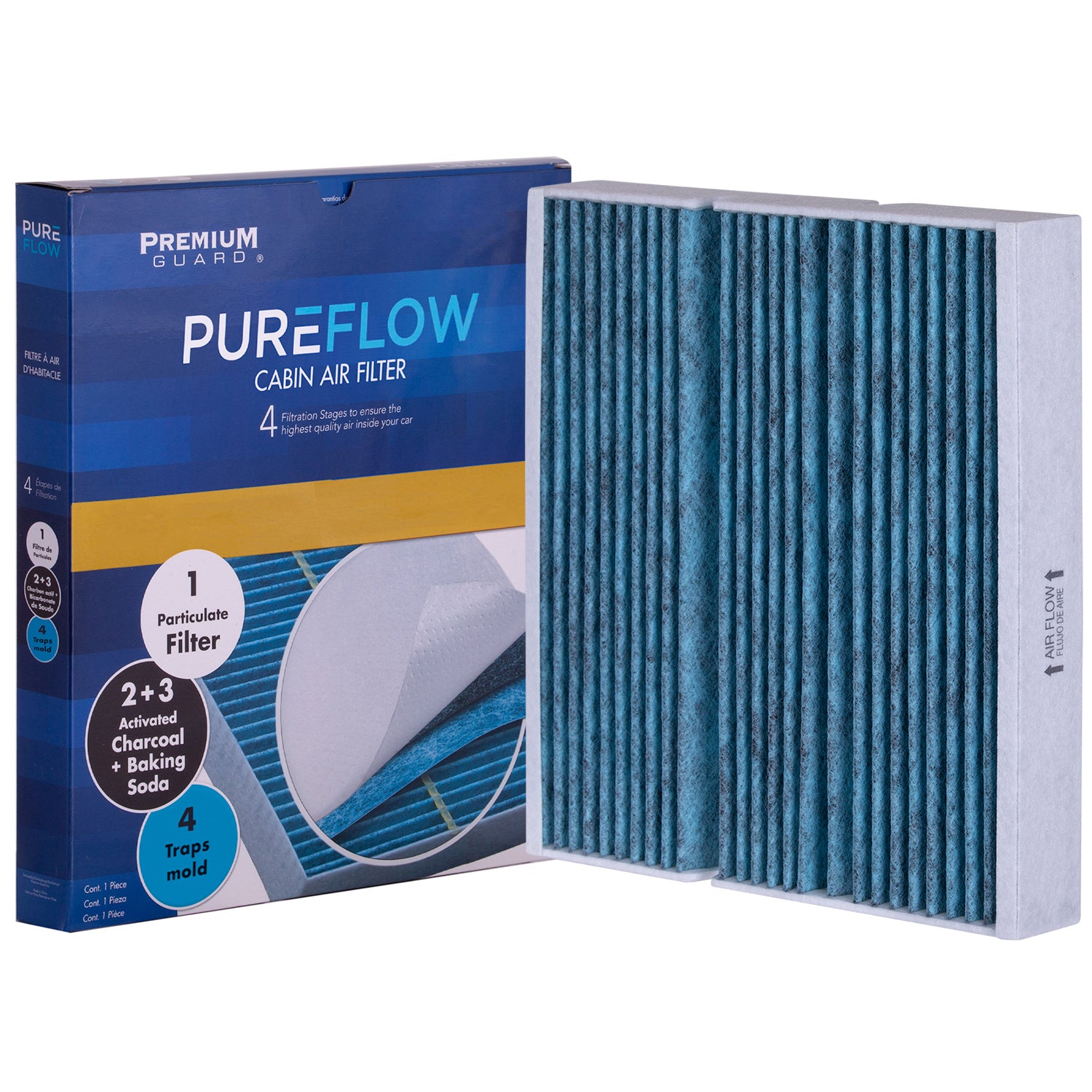 PUREFLOW 2021 Mercedes-Benz A250 Cabin Air Filter with Antibacterial Technology, PC99555X