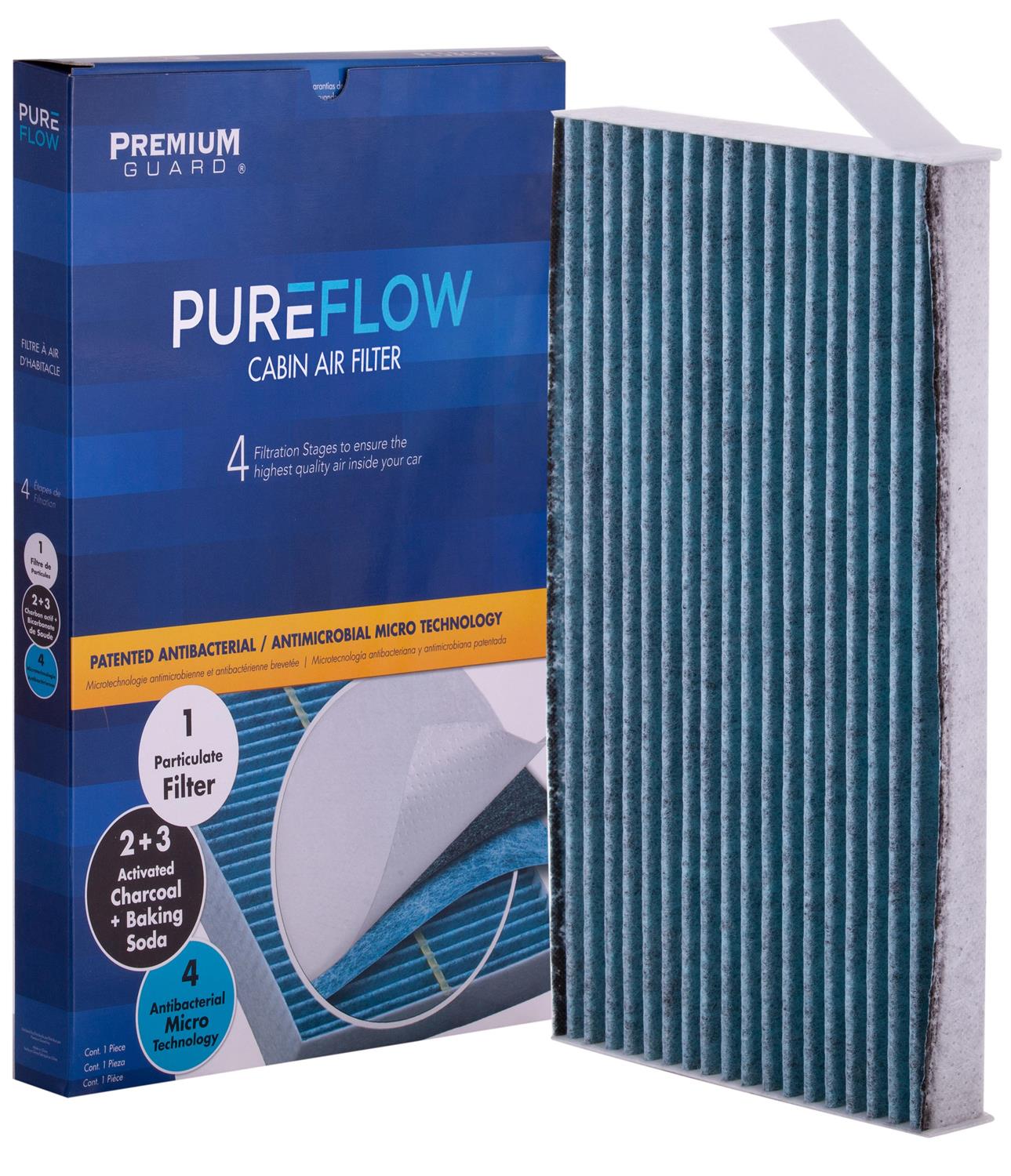 PUREFLOW 2019 Nissan Sentra Cabin Air Filter with Antibacterial Technology, PC4012X