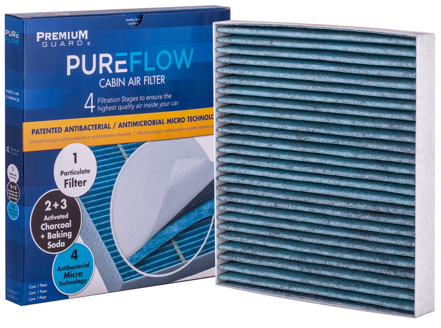 PUREFLOW 2010 Dodge Ram 1500 Cabin Air Filter with Antibacterial Technology, PC4313X