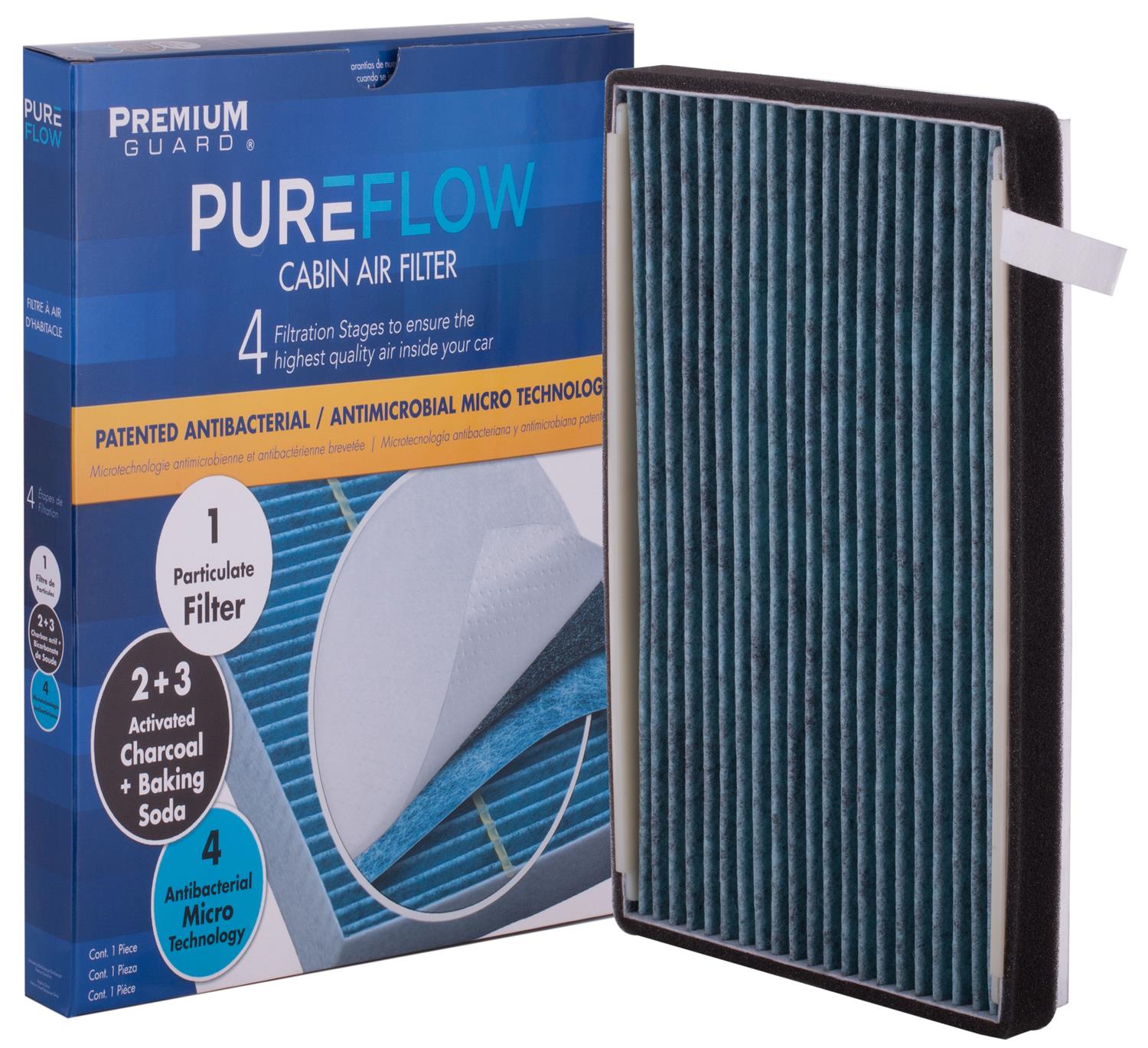 PUREFLOW 1998 Buick Century Cabin Air Filter with Antibacterial Technology, PC5245X