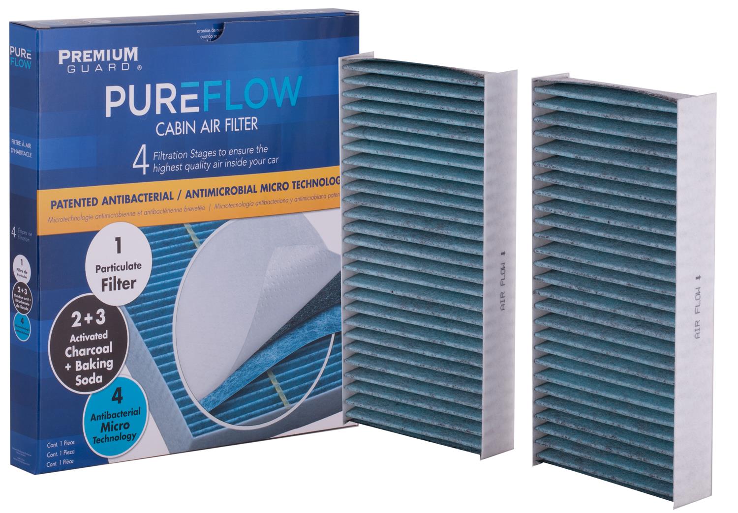PUREFLOW 2003 Honda Element Cabin Air Filter with Antibacterial Technology, PC5439X