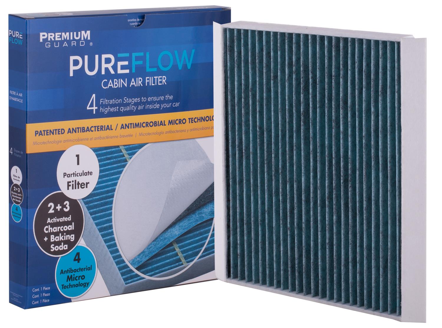 PUREFLOW 2010 Hyundai Elantra Cabin Air Filter with Antibacterial Technology, PC5660X