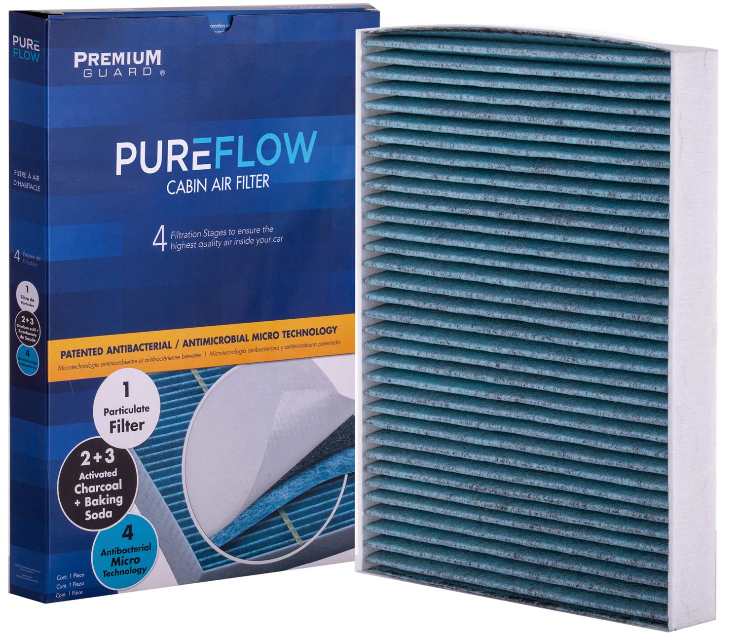 PUREFLOW 2016 Volkswagen Touareg Cabin Air Filter with Antibacterial Technology, PC5762X