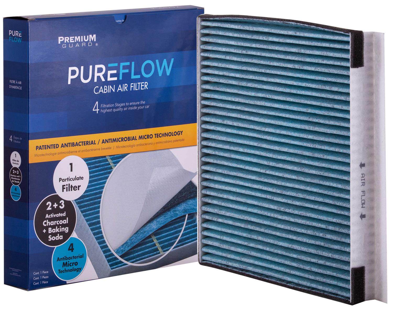 PUREFLOW 2020 Genesis G80 Cabin Air Filter with Antibacterial Technology, PC6067X