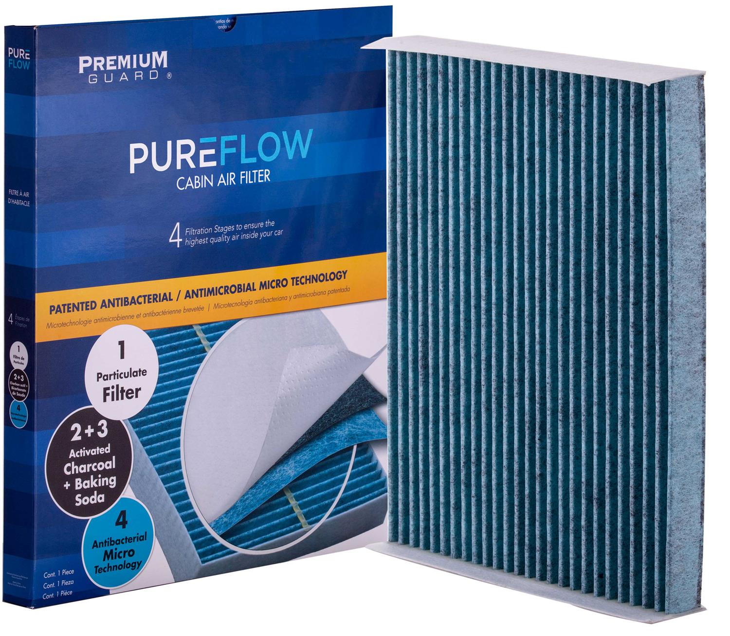 PUREFLOW 2010 Ford Fusion Cabin Air Filter with Antibacterial Technology, PC6099X