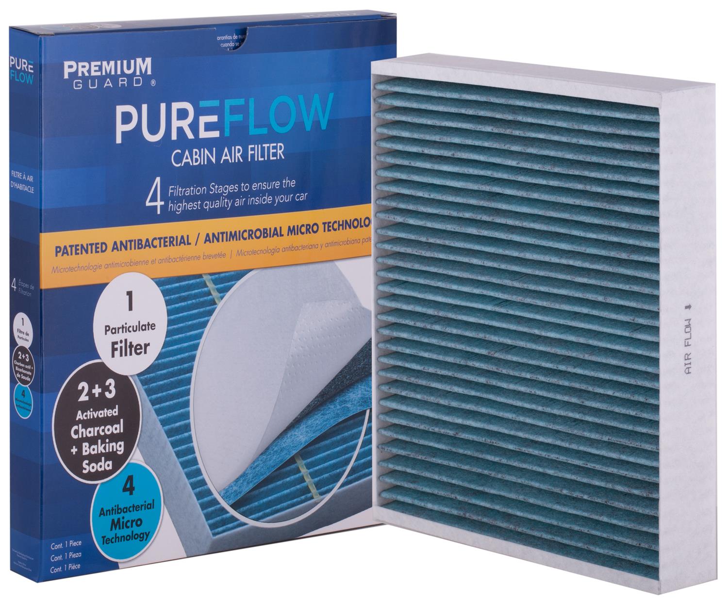 PUREFLOW 2016 Chevrolet Malibu Limited Cabin Air Filter with Antibacterial Technology, PC6154X