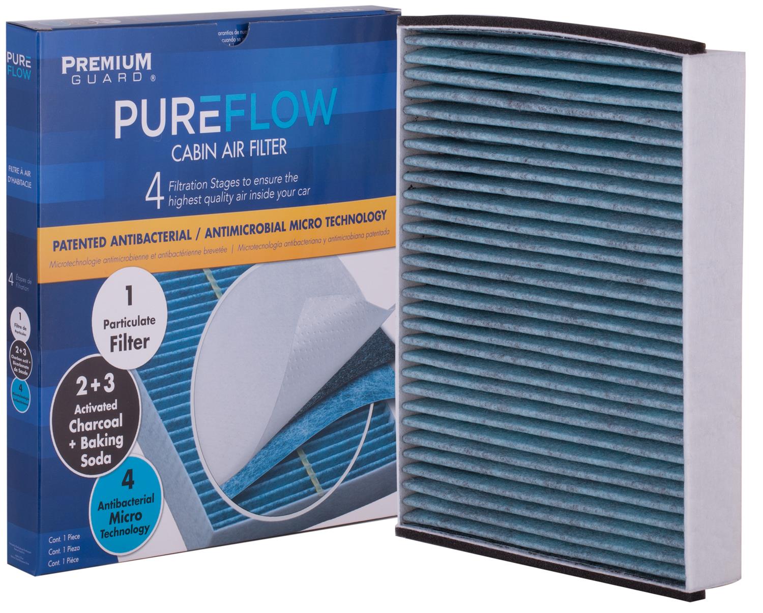PUREFLOW® PC6174X Cabin Air Filter with Antibacterial Technology