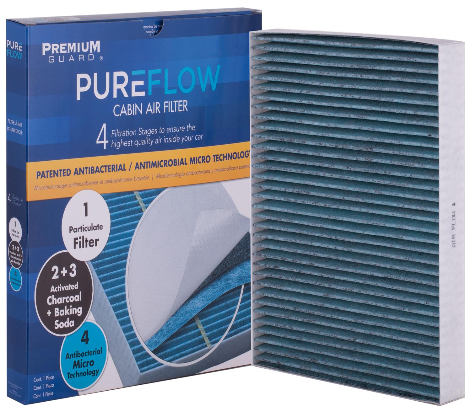 PUREFLOW 2012 Dodge Charger Cabin Air Filter with Antibacterial Technology, PC6176X