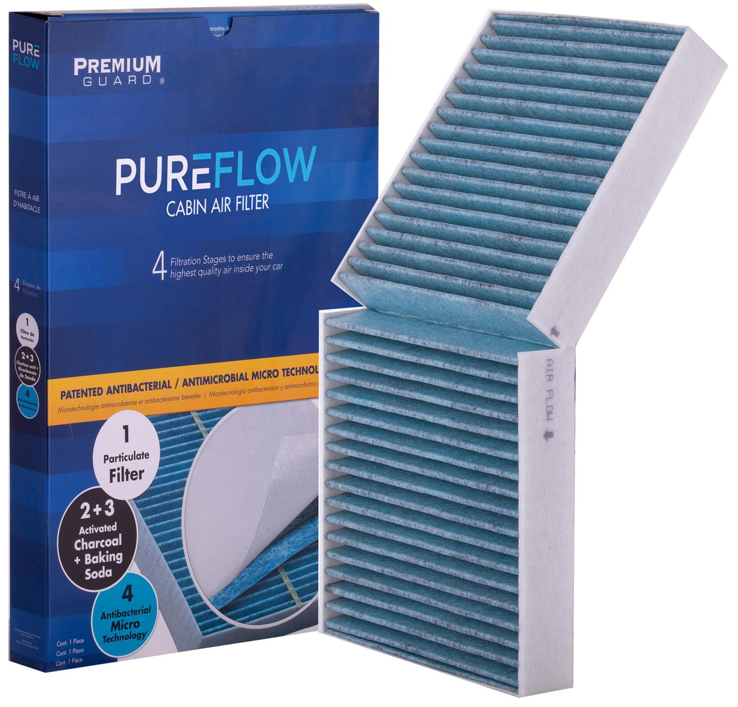 PUREFLOW 2006 Mercedes-Benz SLK280 Cabin Air Filter with Antibacterial Technology, PC9373X