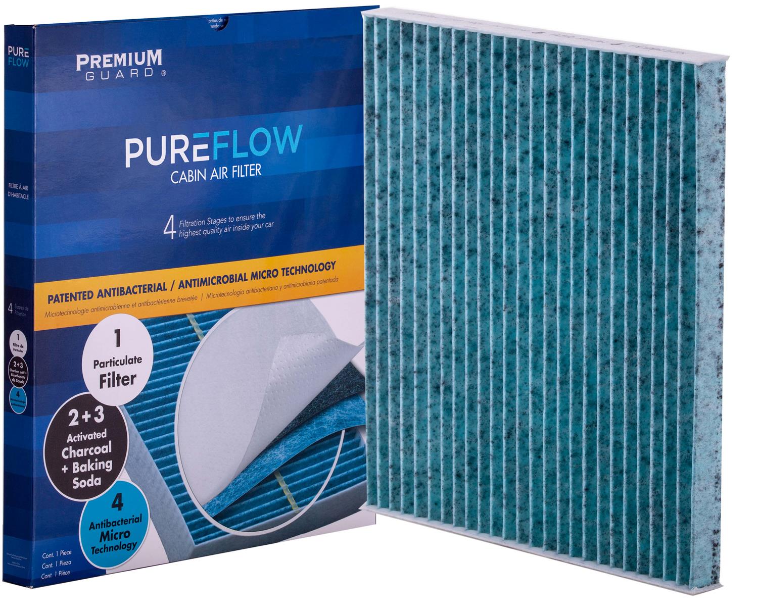 PUREFLOW 2019 Nissan Note Cabin Air Filter with Antibacterial Technology, PC99157X