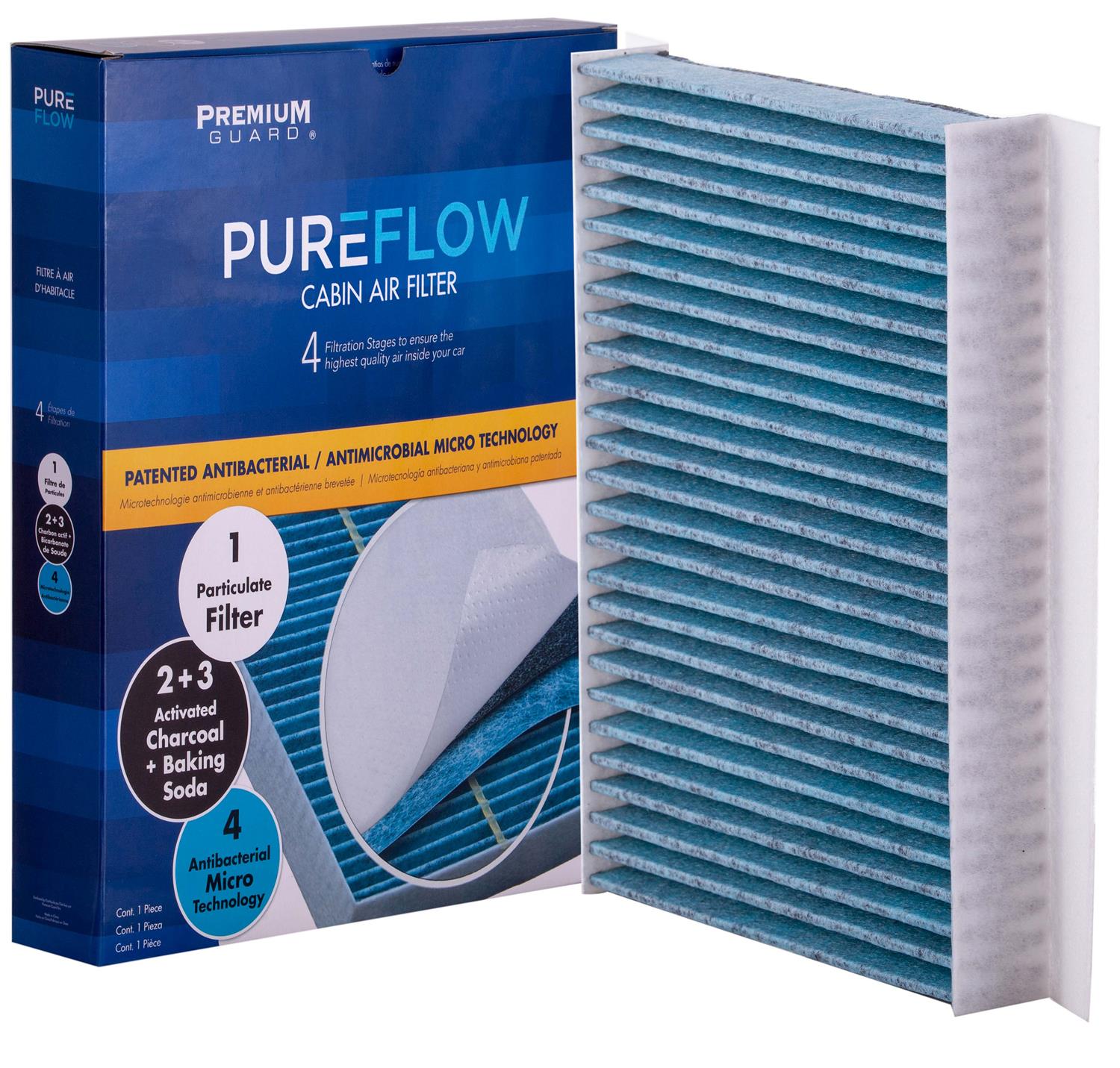 PUREFLOW 2015 Fiat 500L Cabin Air Filter with Antibacterial Technology, PC99158X