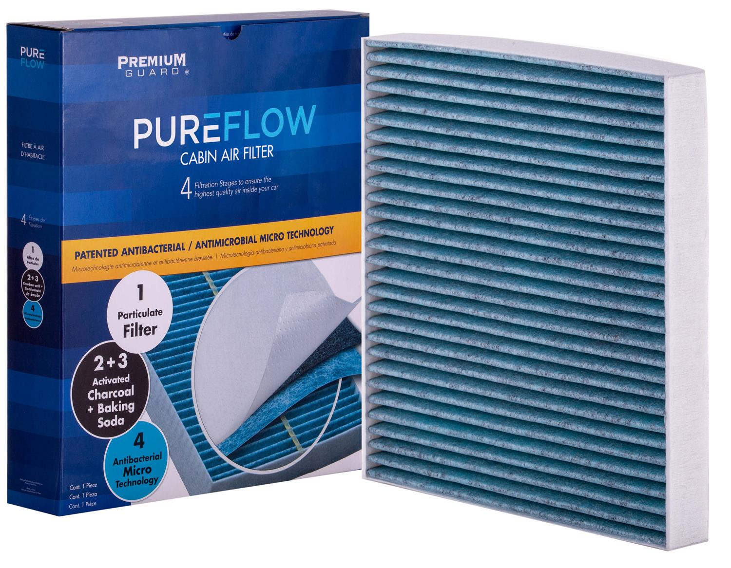 PUREFLOW 2022 Mercedes-Benz E350e Cabin Air Filter with Antibacterial Technology, PC99204X