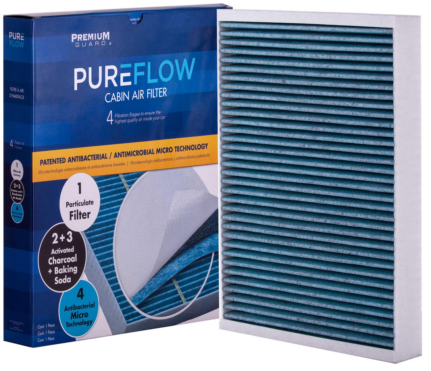 PUREFLOW 2023 Volvo XC90 Cabin Air Filter with Antibacterial Technolog