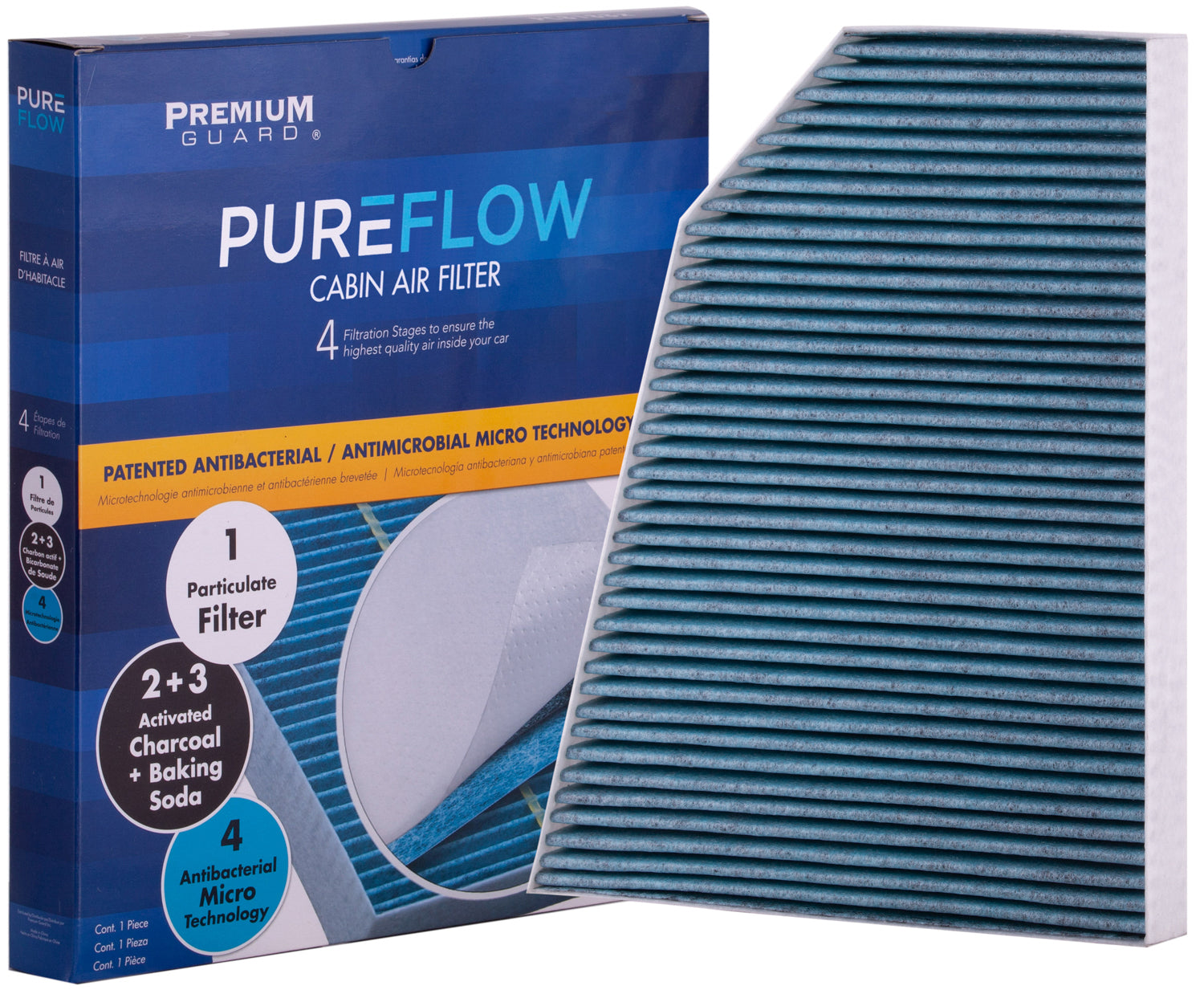 PUREFLOW 2020 Tesla X Cabin Air Filter with Antibacterial Technology, PC99459X