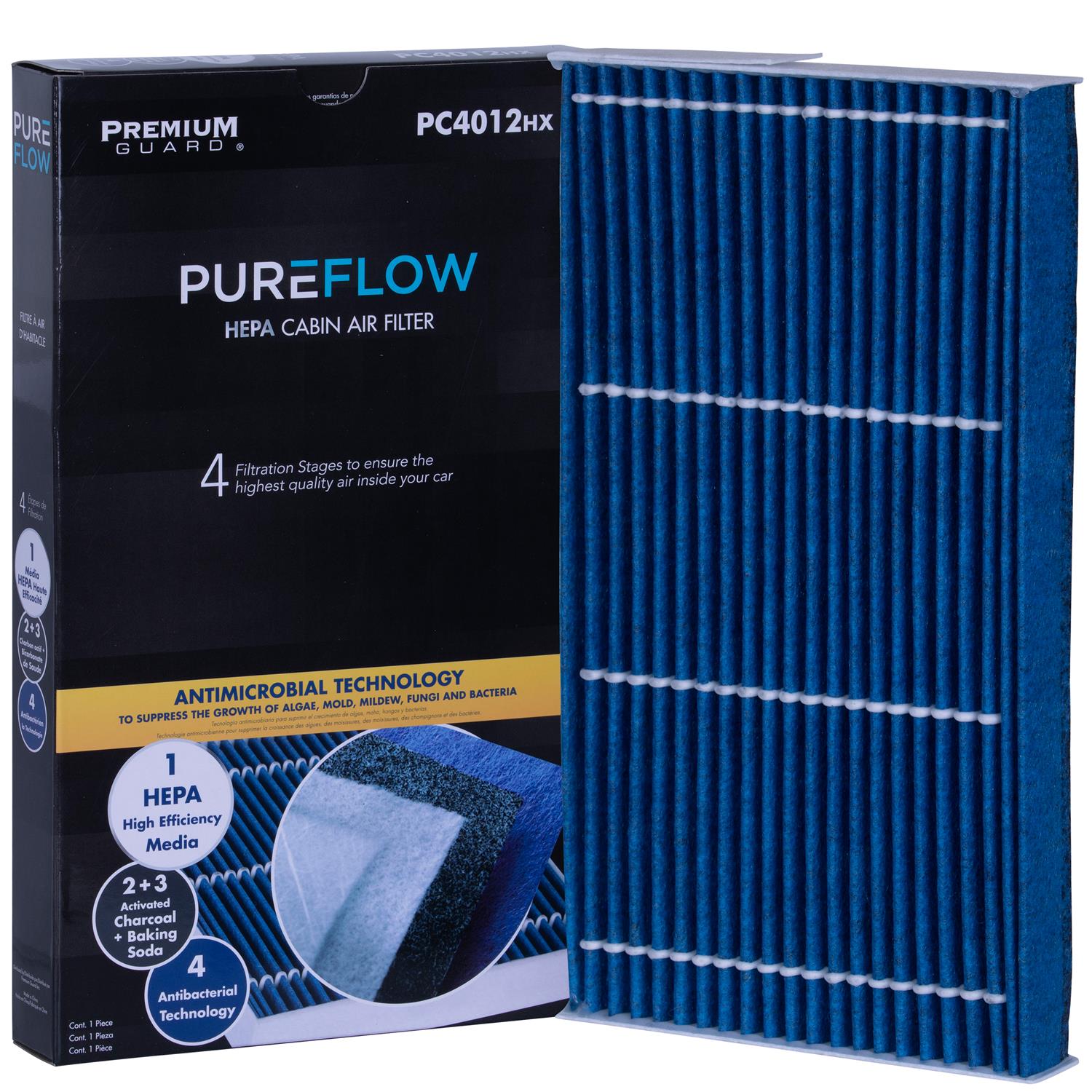 PUREFLOW® 2018 Nissan LEAF Cabin Air Filter with HEPA and Antibacterial Technology, PC4012HX