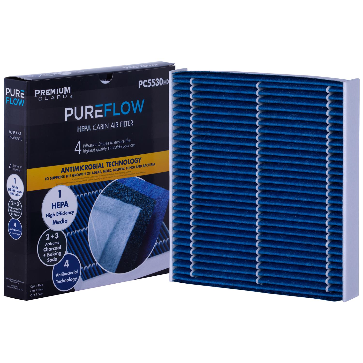 PUREFLOW 2005 Nissan Altima Cabin Air Filter with HEPA and Antibacterial Technology, PC5530HX