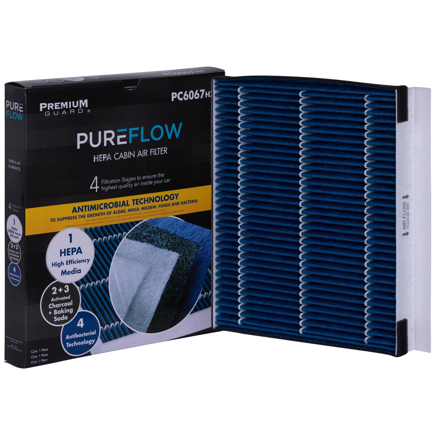 PUREFLOW® 2024 Genesis G90 Cabin Air Filter with HEPA and Antibacterial Technology, PC6067HX
