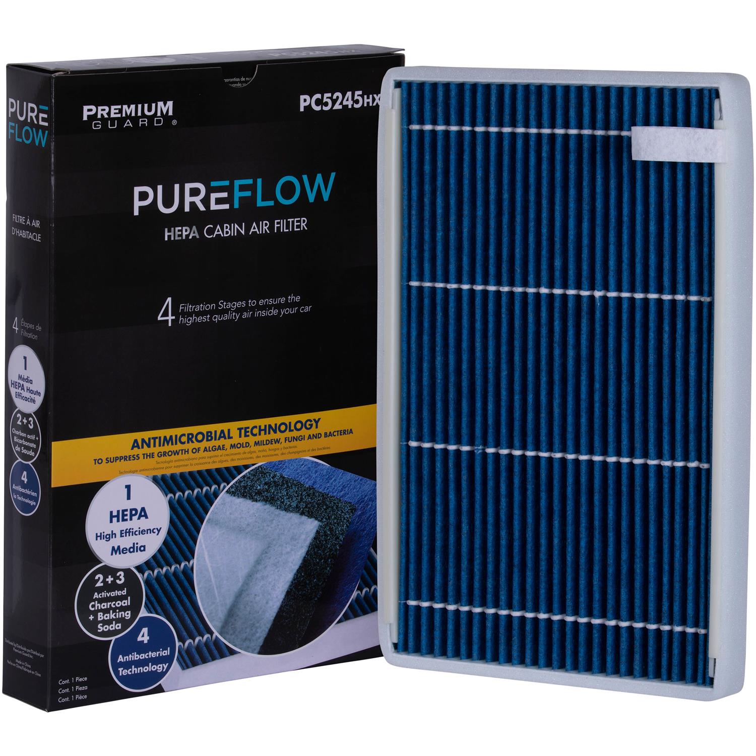 PUREFLOW® 2001 Chevrolet Lumina Cabin Air Filter with HEPA and Antibacterial Technology, PC5245HX
