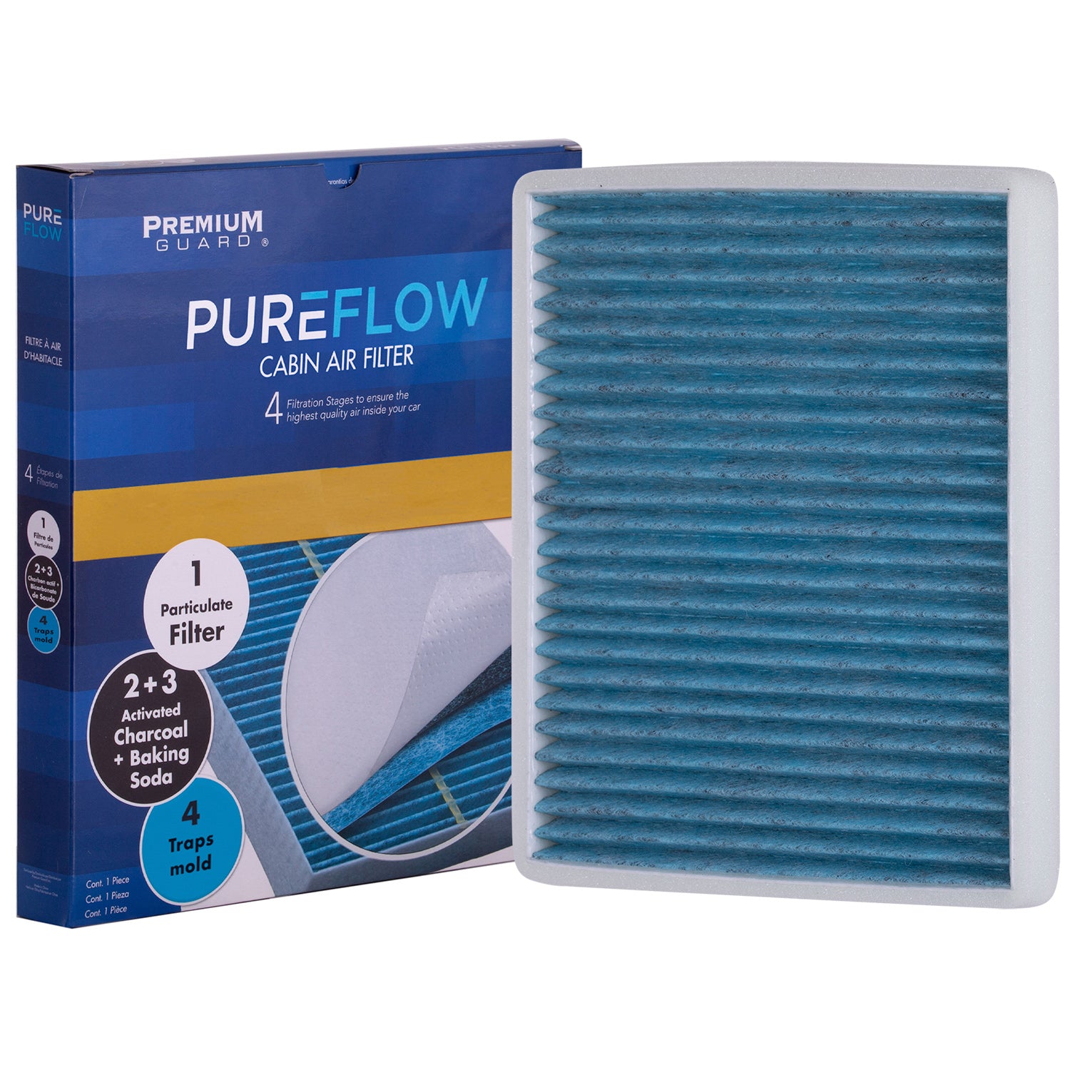 PUREFLOW® 2001 Mitsubishi Galant Cabin Air Filter with Antibacterial Technology, PC4682X