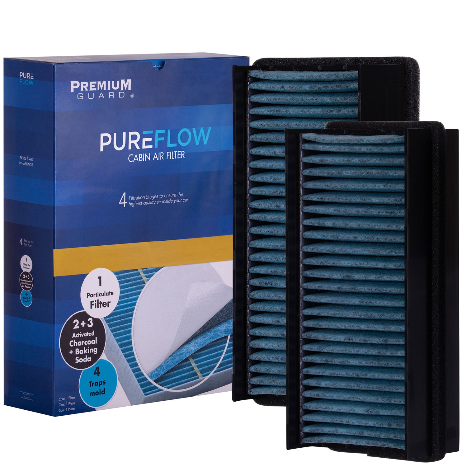 PUREFLOW® 1996 Pontiac Trans Sport Cabin Air Filter with Antibacterial Technology, PC5246X