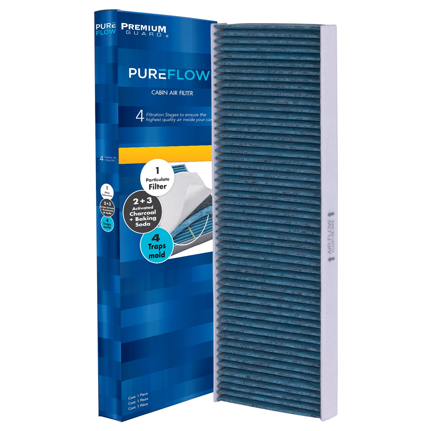 PUREFLOW® 2001 Saturn LW200 Cabin Air Filter with Antibacterial Technology, PC5480X